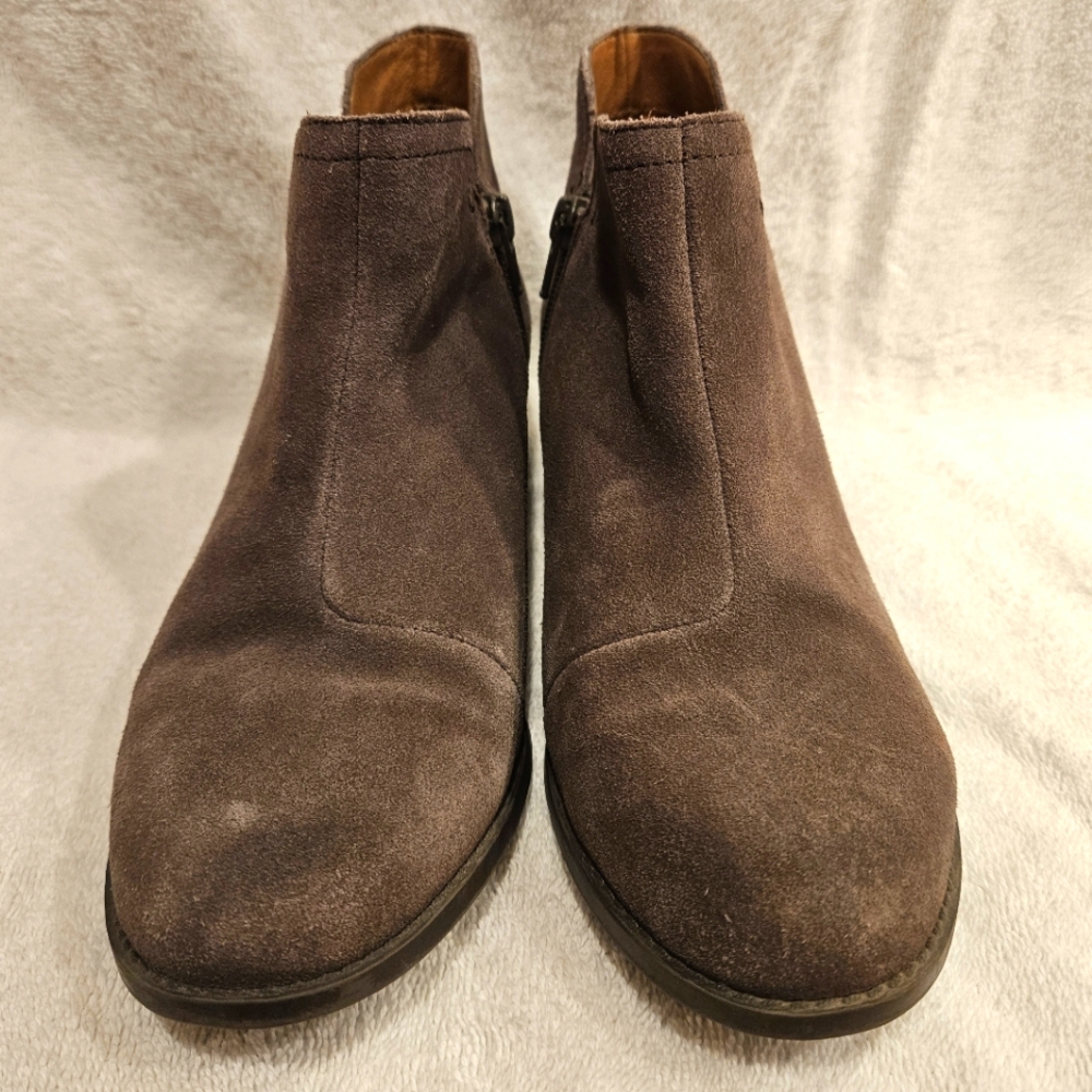 VIONIC FELICITY LIV ORTHOTIC WATER RESISTANT SUEDE ANKLE BOOTS